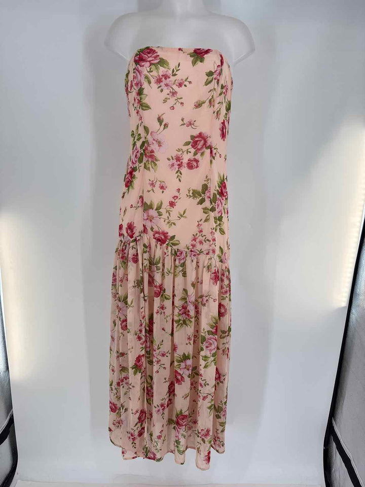 Size M PINK PRINT Dress