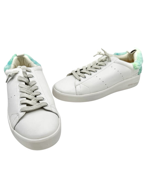 Shoe Size 9 White Leather Sneakers