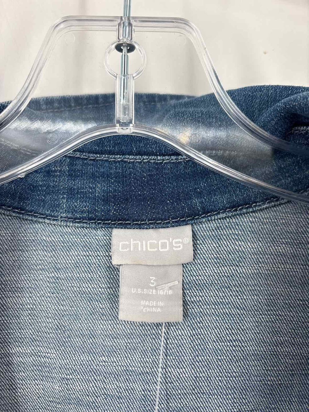 Size 16 Chico's Denim Jacket