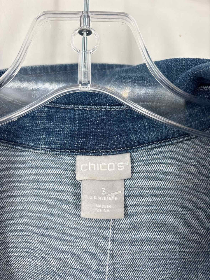 Size 16 Chico's Denim Jacket
