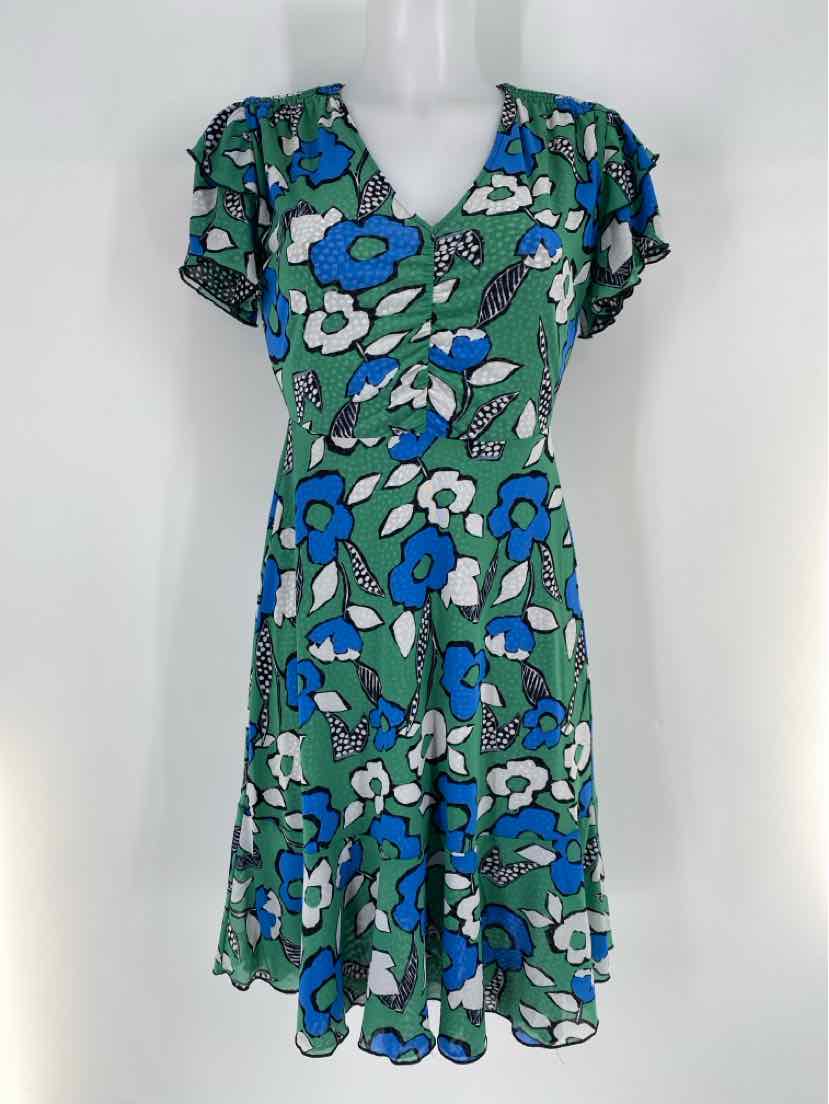 Size XXS CABI Green Dress
