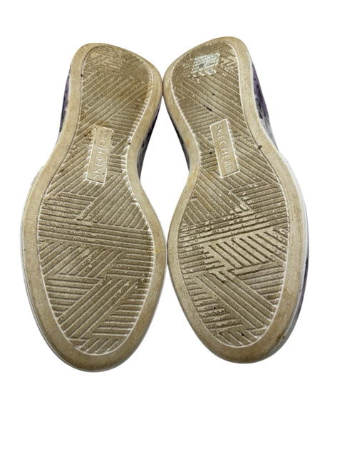 Shoe Size 8 Sketchers Purple Sneakers