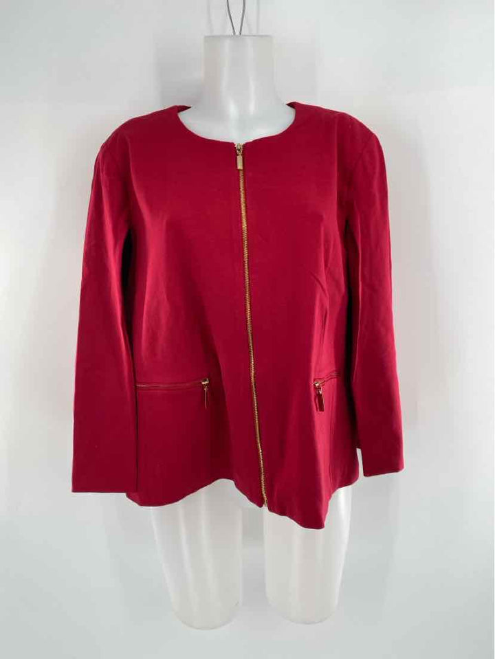 Size XL Chico's Red Jacket