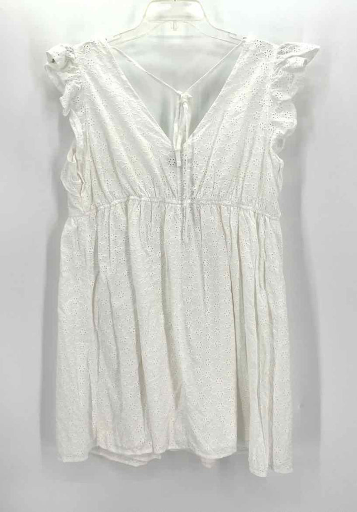Size L Jessica Simpson White Dress