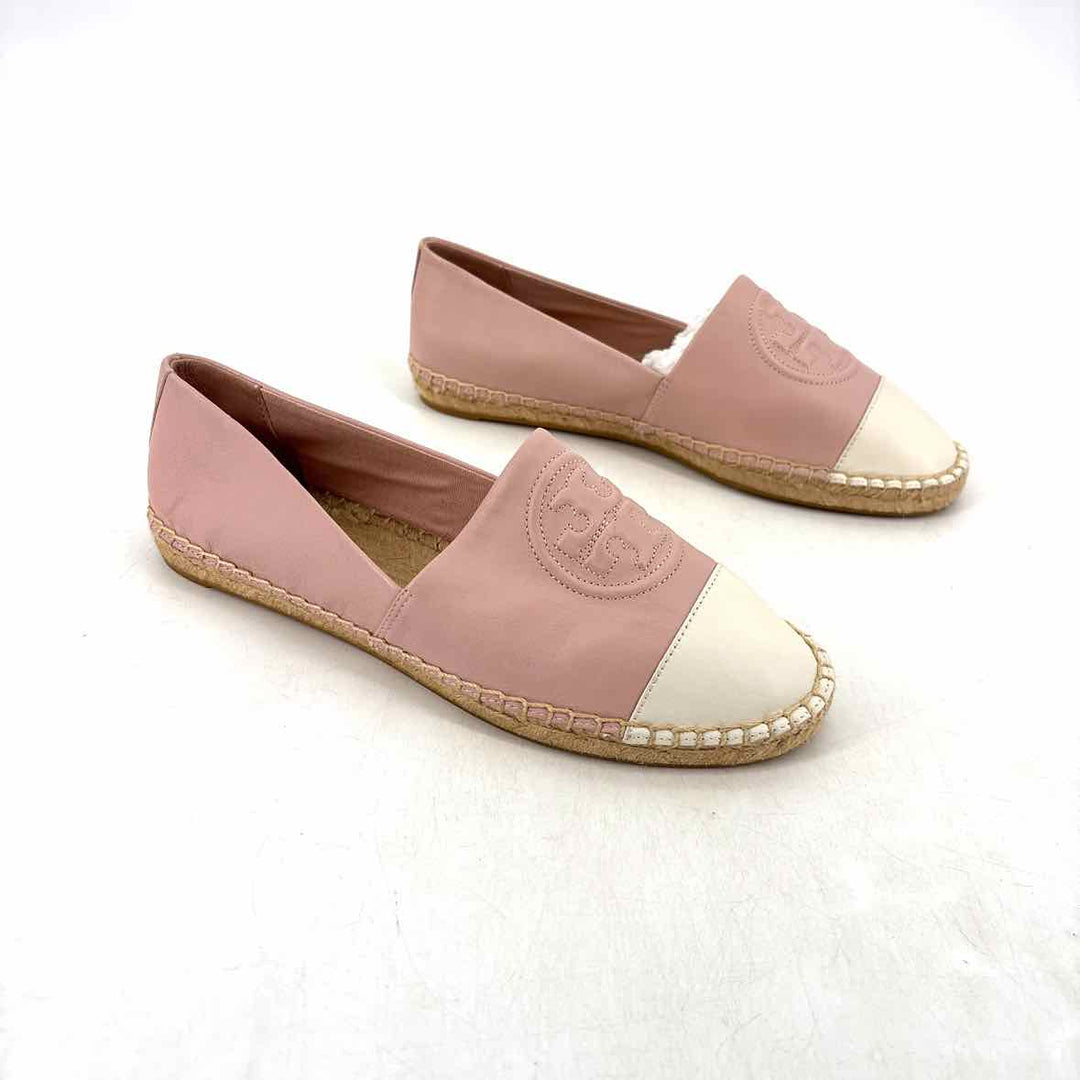 Shoe Size 9 Tory Burch Pale Pink Lace Flats