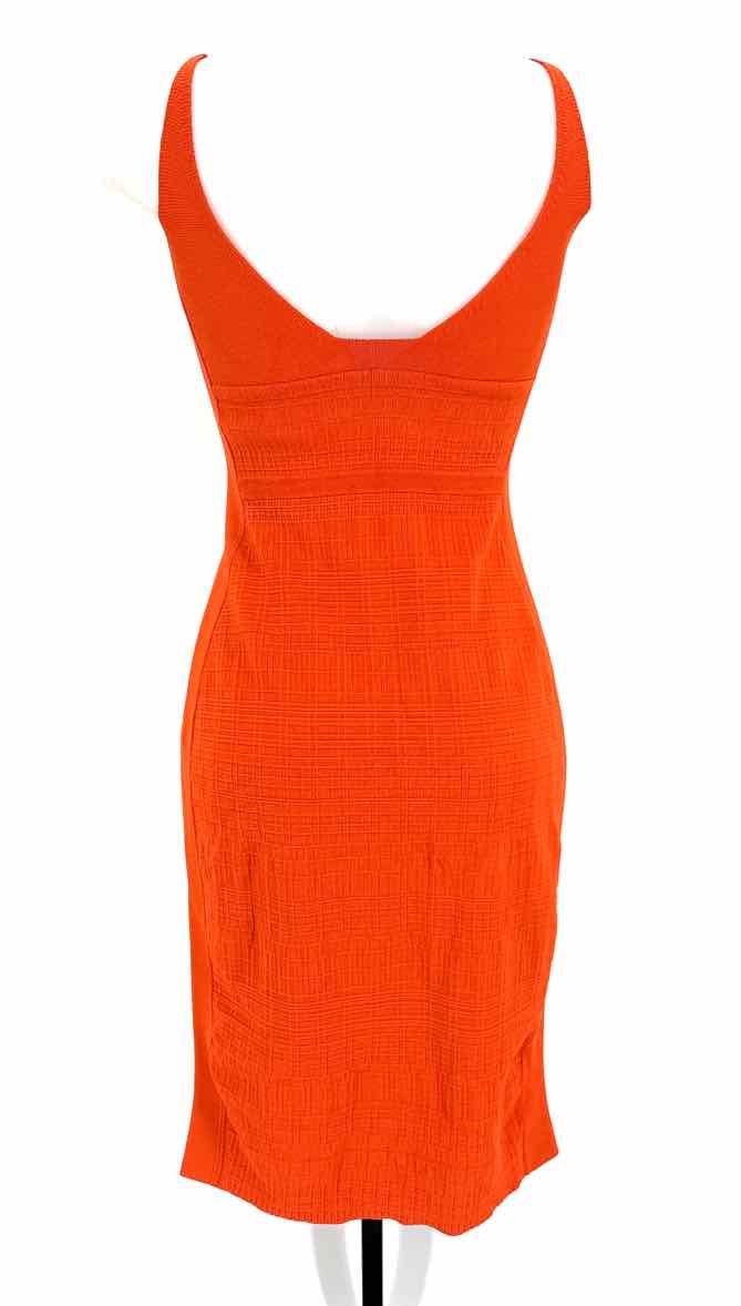 Size 42 NARCISO RODRIGUEZ Orange Knit Dress