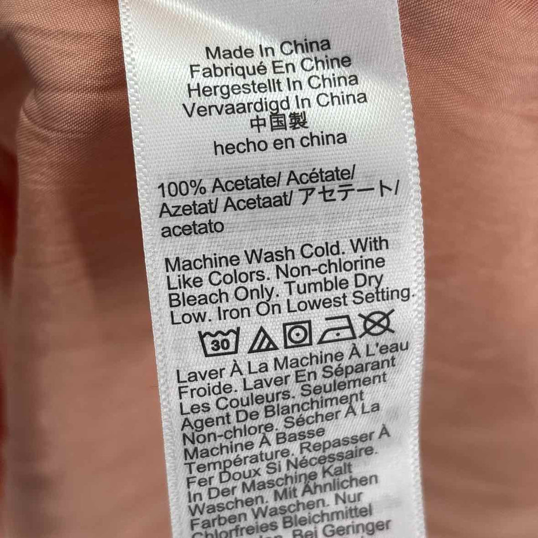Size 22 J Crew Peach Sateen Dress
