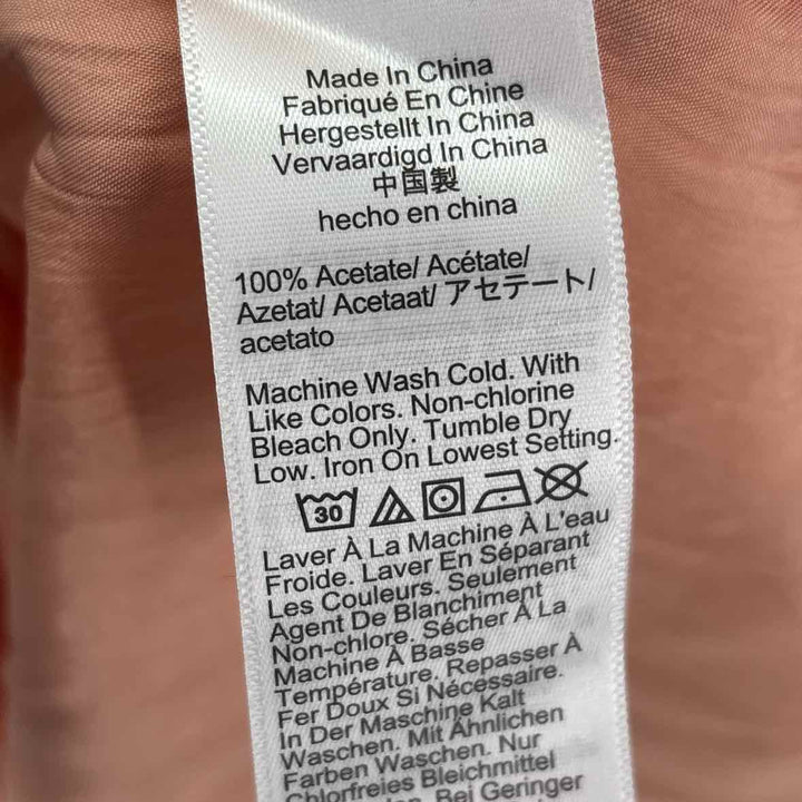 Size 22 J Crew Peach Sateen Dress