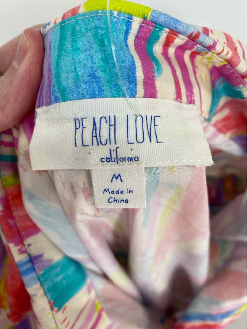Size M PEACH LOVE Multi-Color Dress