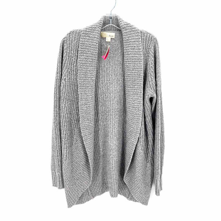Size L Gray Knit Cardigan