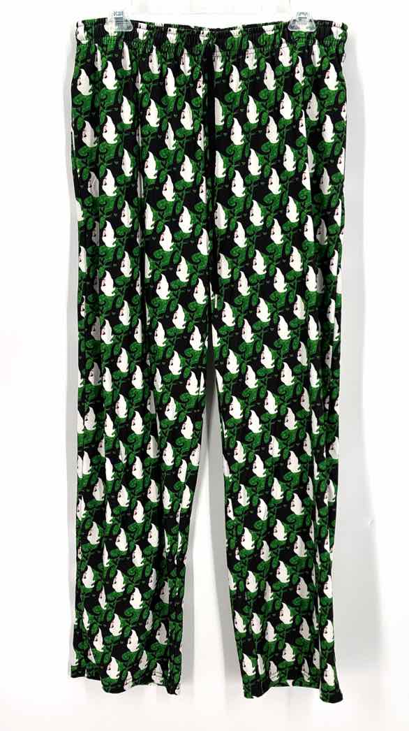 Size L Green Print Pajamas