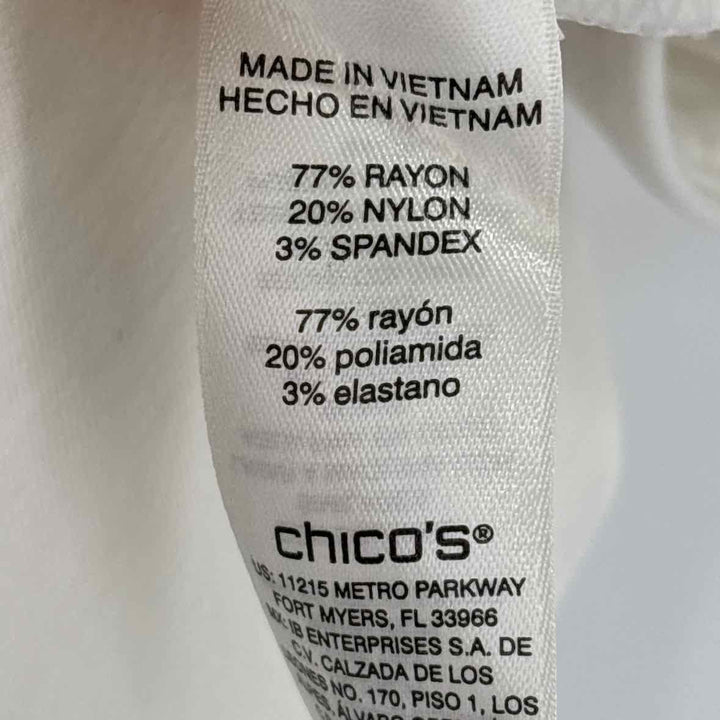 Size XL Chico's White Shorts