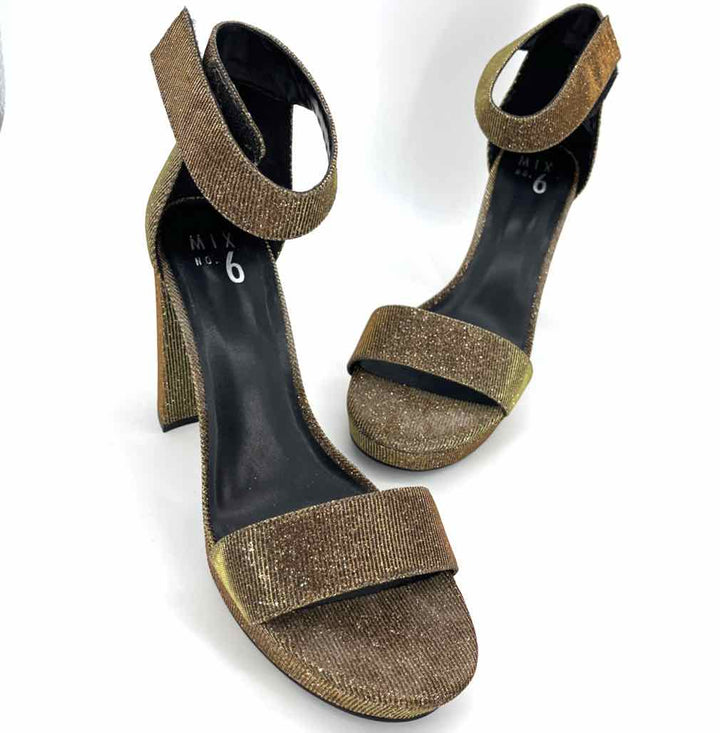 Shoe Size 11 Gold Heels