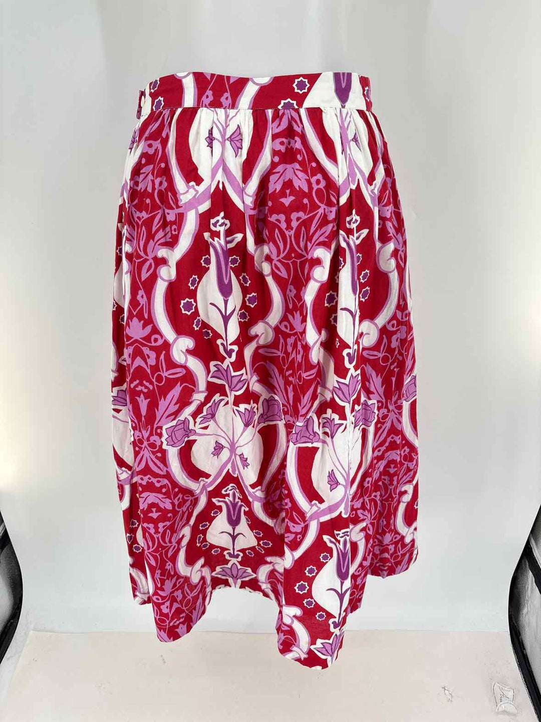 Size M Red Print Skirt