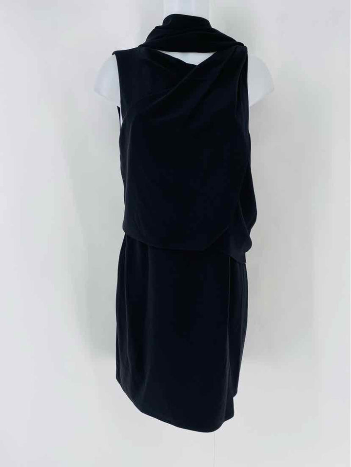 Size 8 HALSTON Black Dress