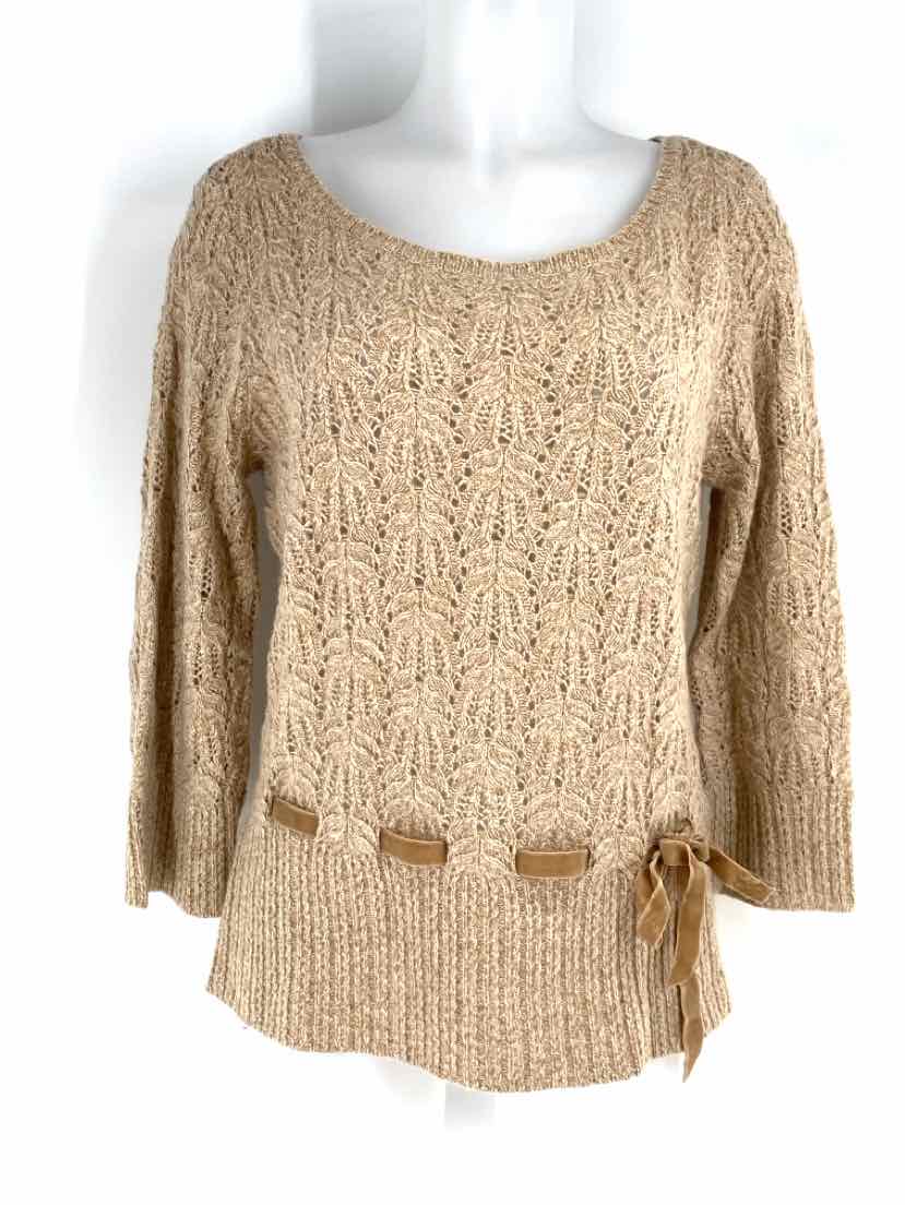 Size L Ann Taylor Brown Sweater