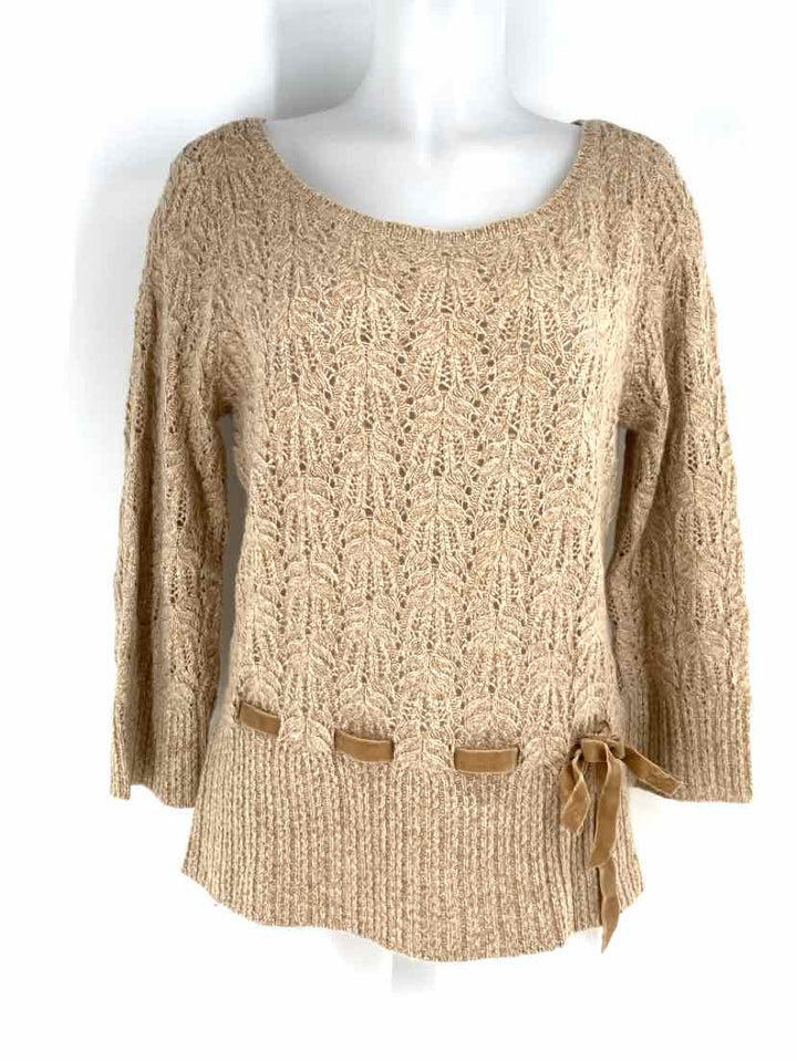 Size L Ann Taylor Brown Sweater