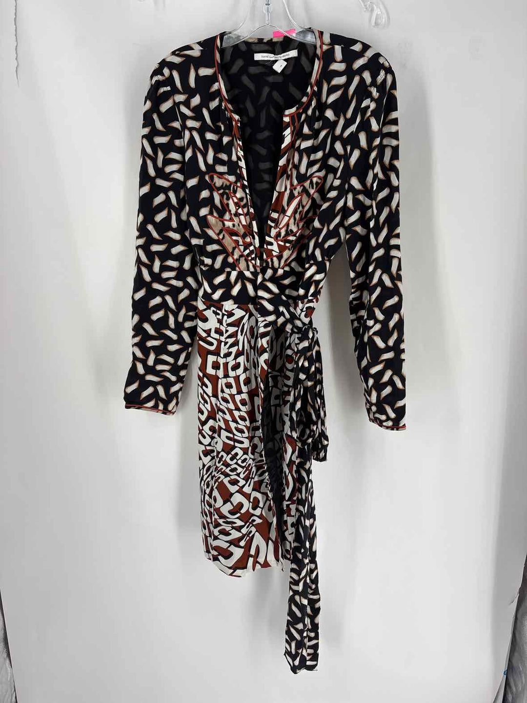 Size 14 DIANE VON FURSTENBERG Black Dress