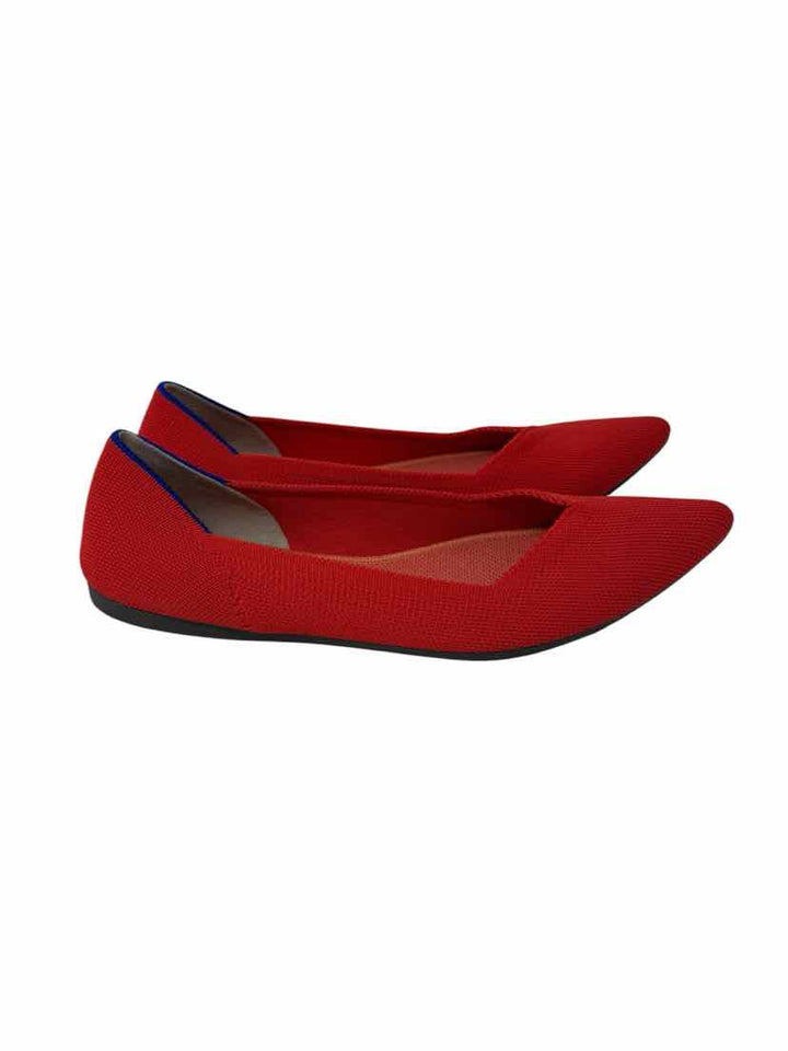 Shoe Size 7.5 ROTHY'S Orange Knit Flats