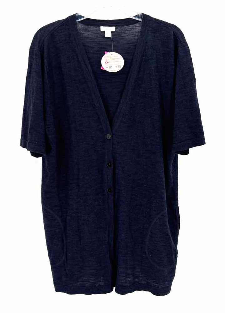 Size L J JILL Navy Sweater