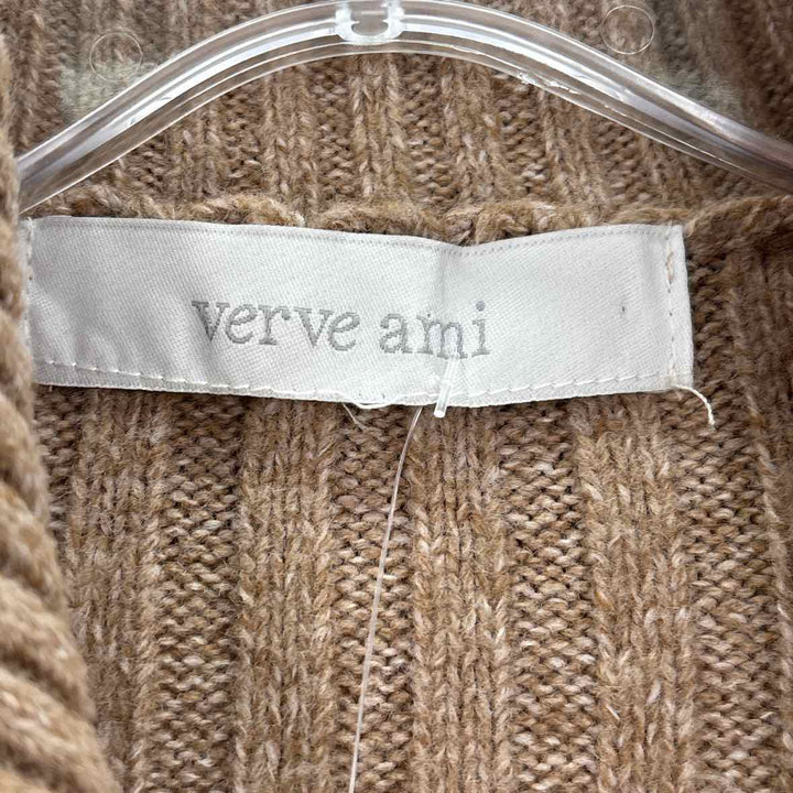 Size S Tan Knit Cardigan