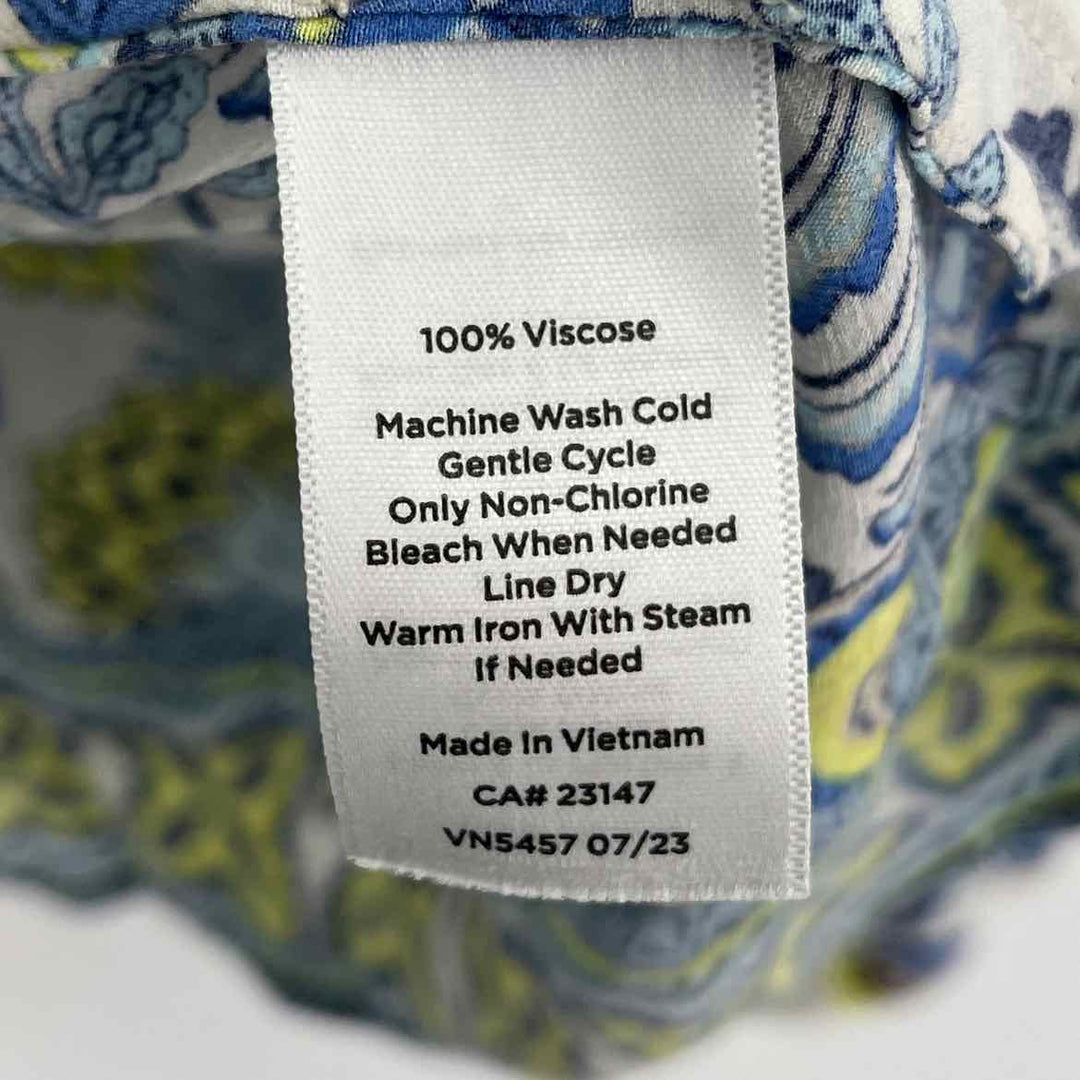 Size 2X Talbots White Print Shirt