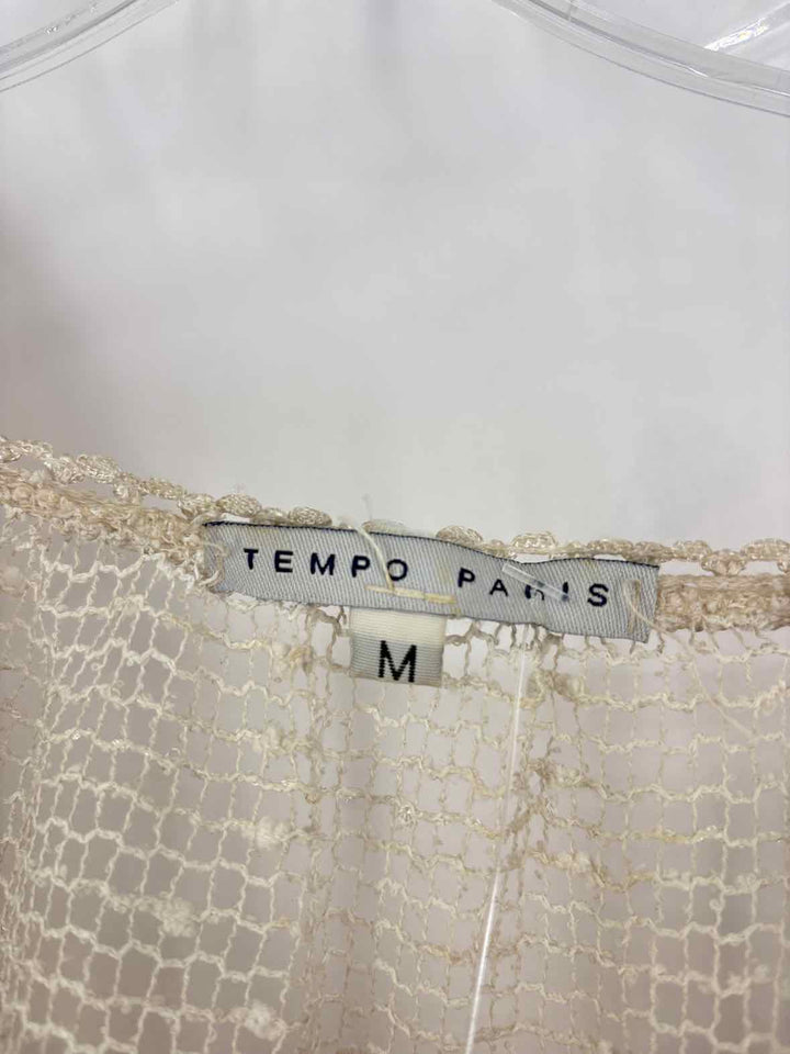 Size M TEMPO PARIS Tan Shirt