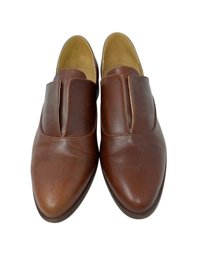 Shoe Size 10 Burgundy Leather Loafers