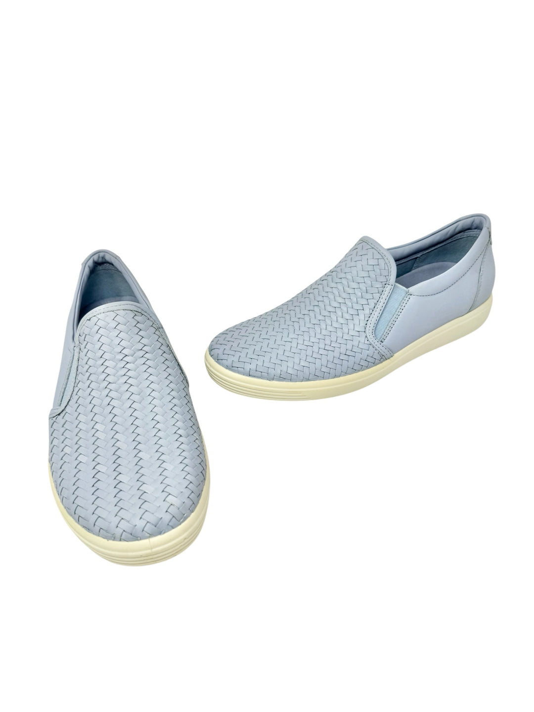 Shoe Size 40 ECCO Blue Leather Flats