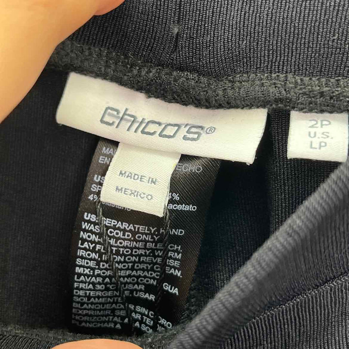 Size 2 Chico's Black Pants