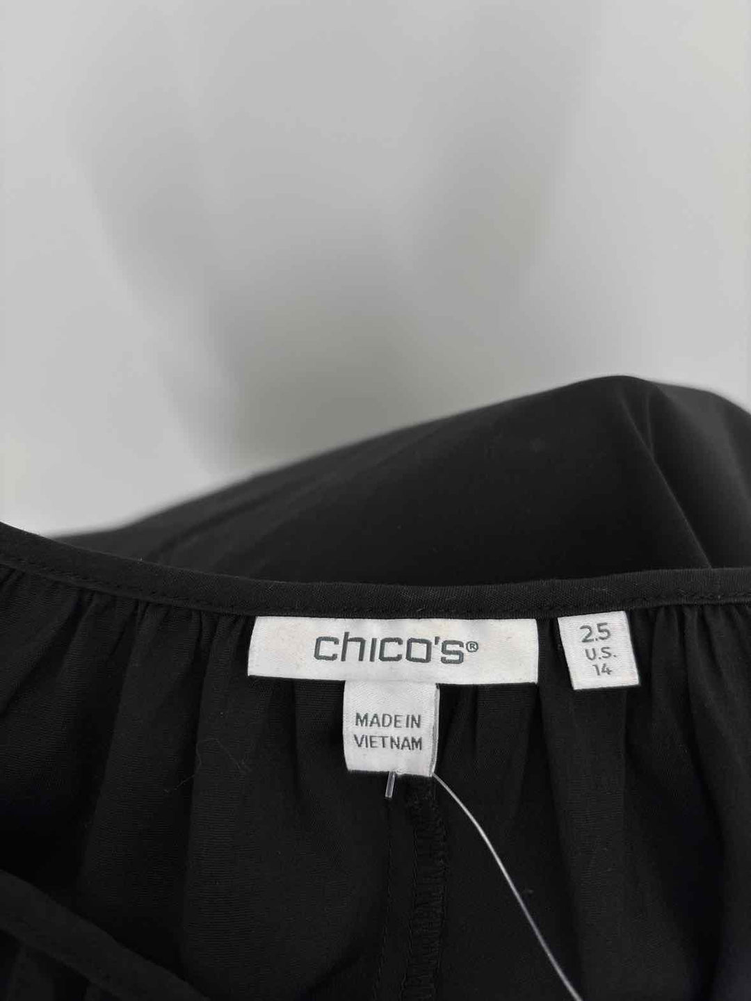 Size 14 Chico's Black Dress