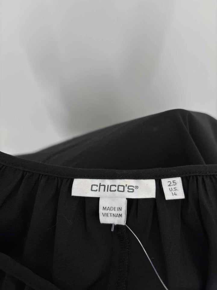 Size 14 Chico's Black Dress