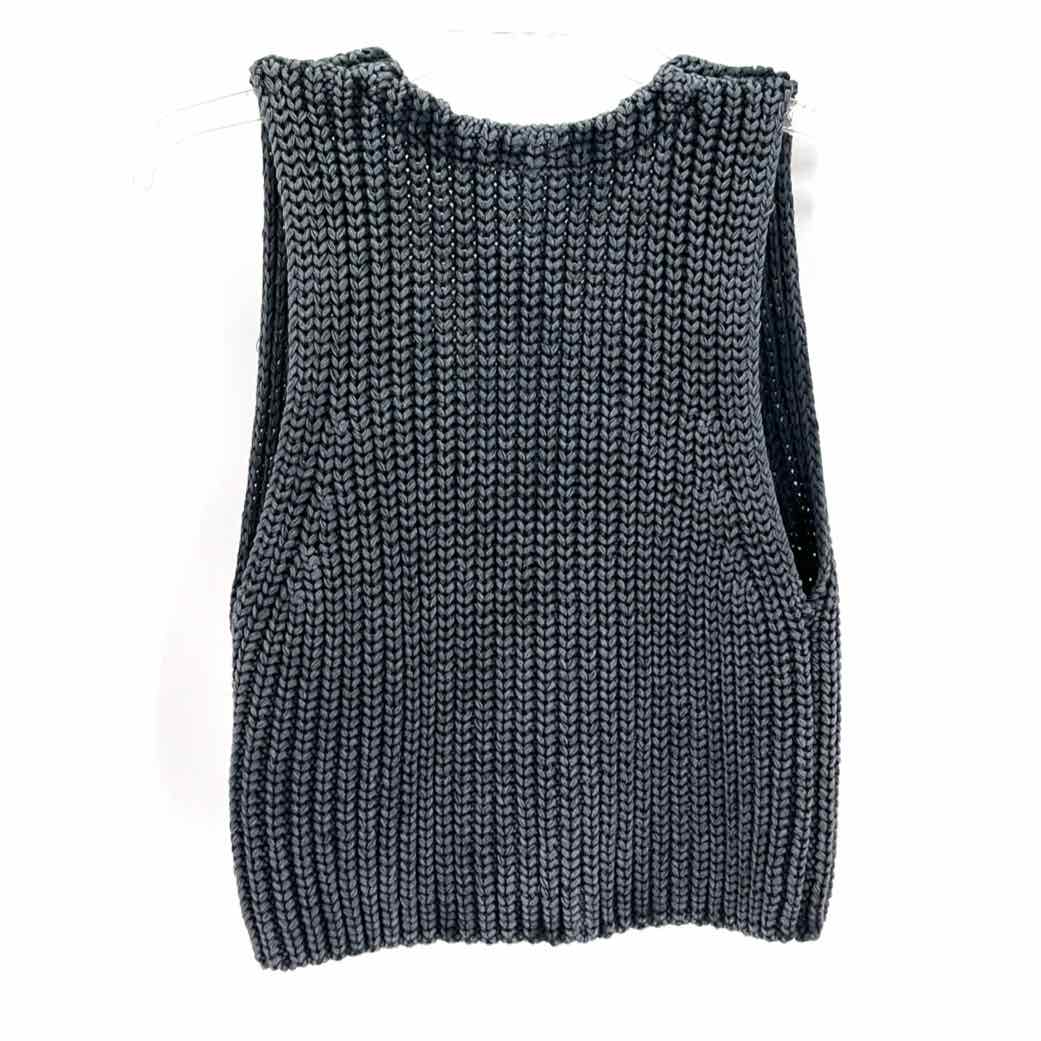 Size XS FREE PEOPLE Gray Knit Vest