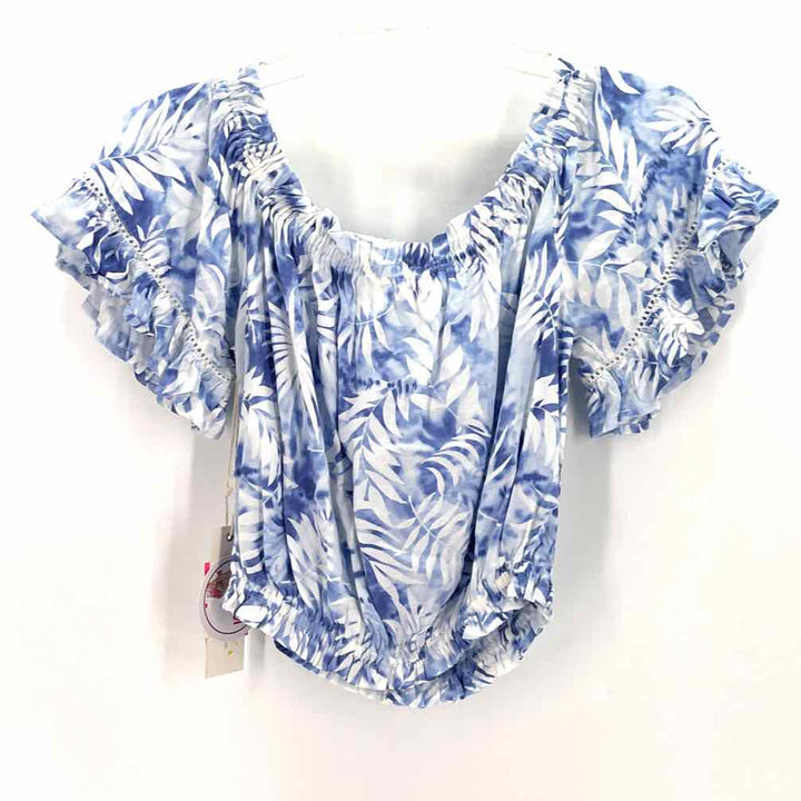 Size S Blue Print Shirt