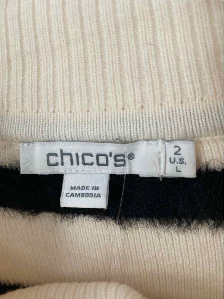 Size L Chico's Cream Sweater