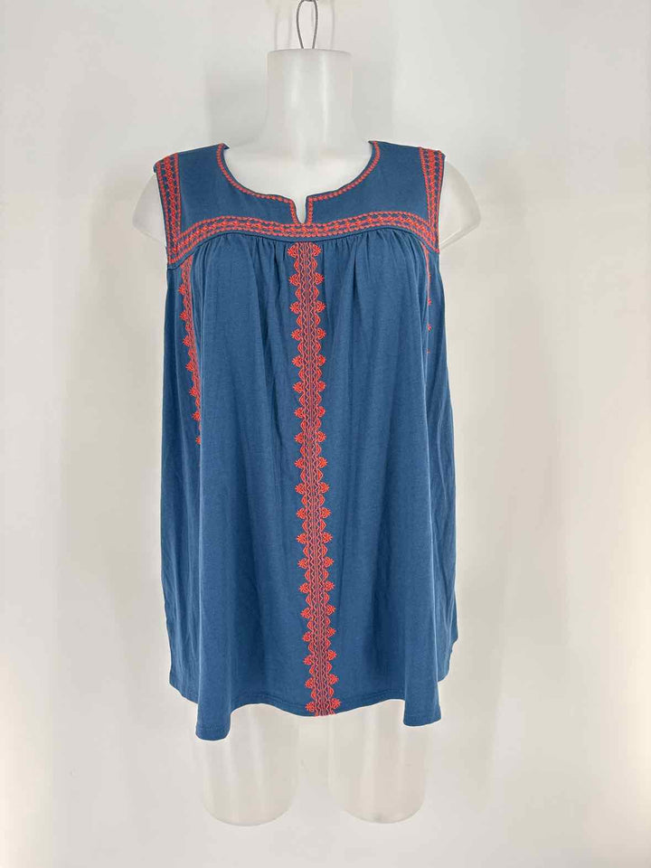 Size XL J JILL Navy Shirt