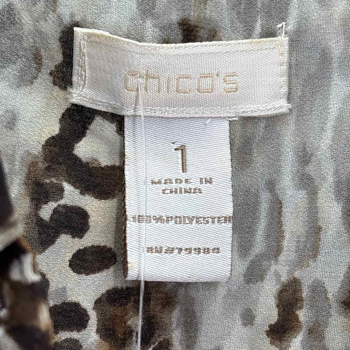 Size M Chico's Brown Shirt