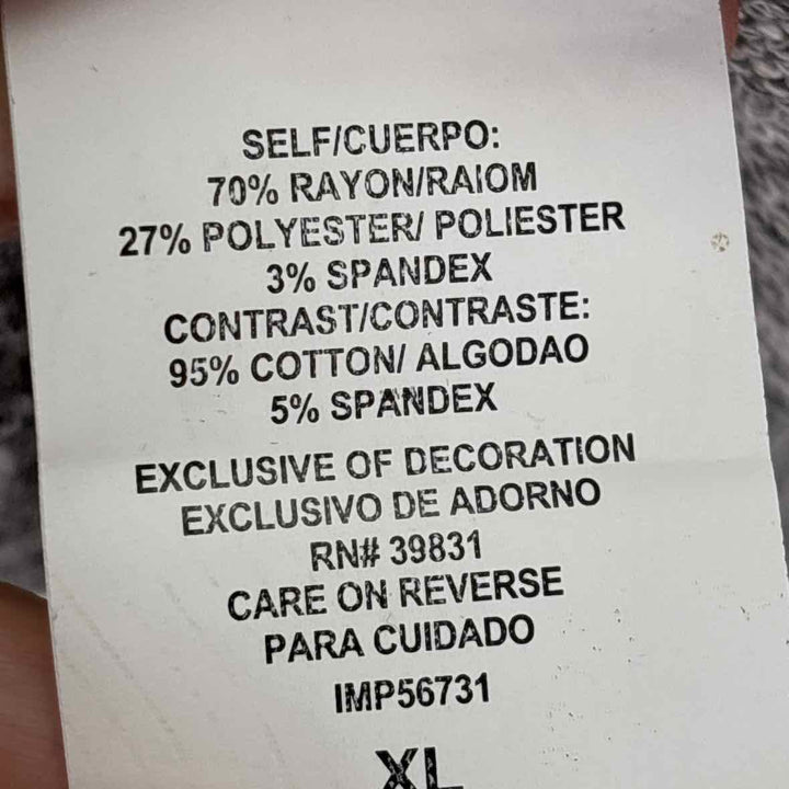 Size XL DEMOCRACY Gray Cardigan