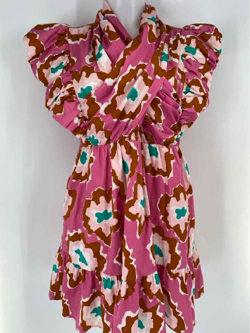 Size S CROSBY PINK PRINT Dress