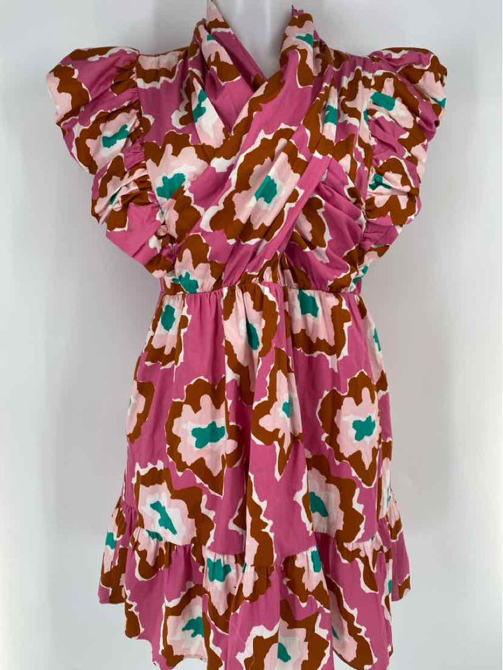 Size S CROSBY PINK PRINT Dress