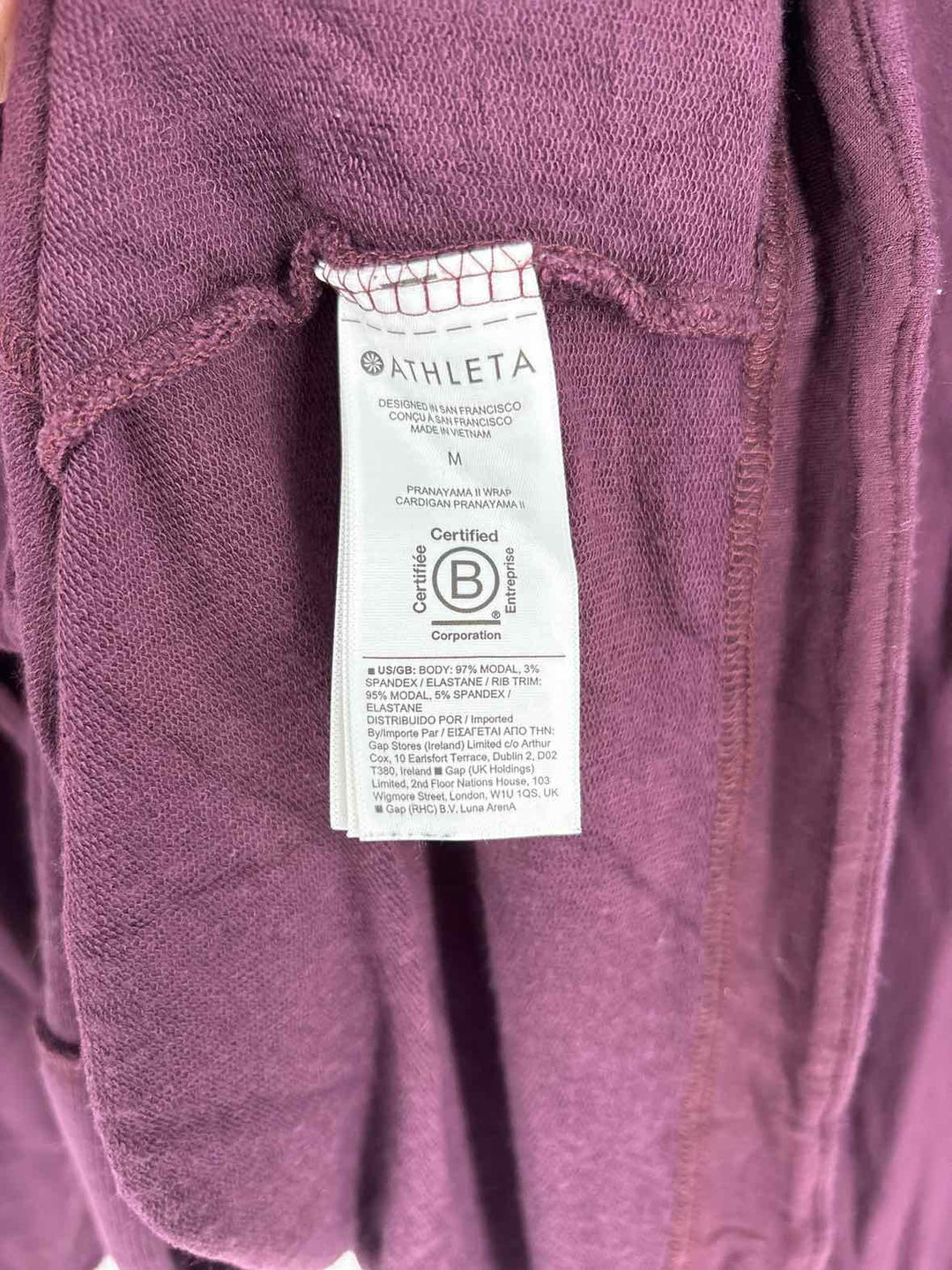 Size M Athleta Purple Sweater