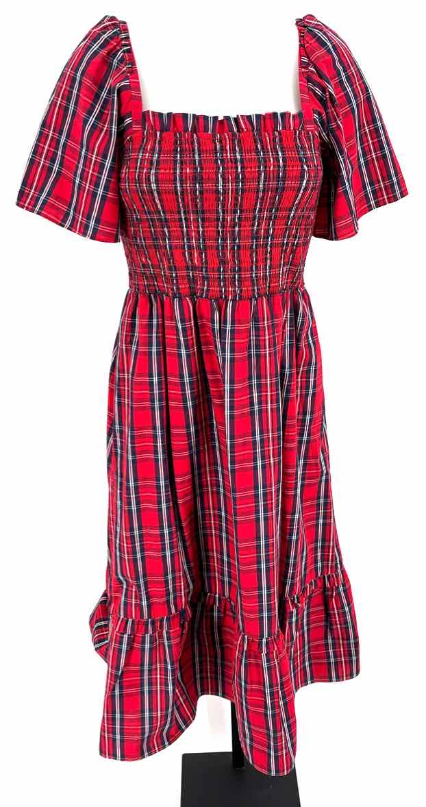 Size S DRAPER JAMES Red Print Dress