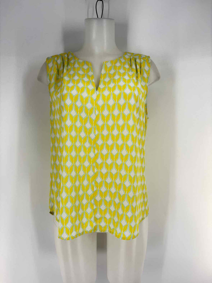 Size M Yellow Print Shirt