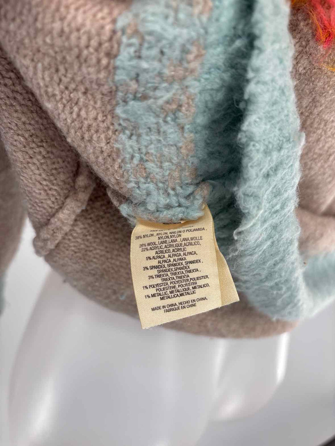 Size S Sleeping in Snow Multi-Color Sweater