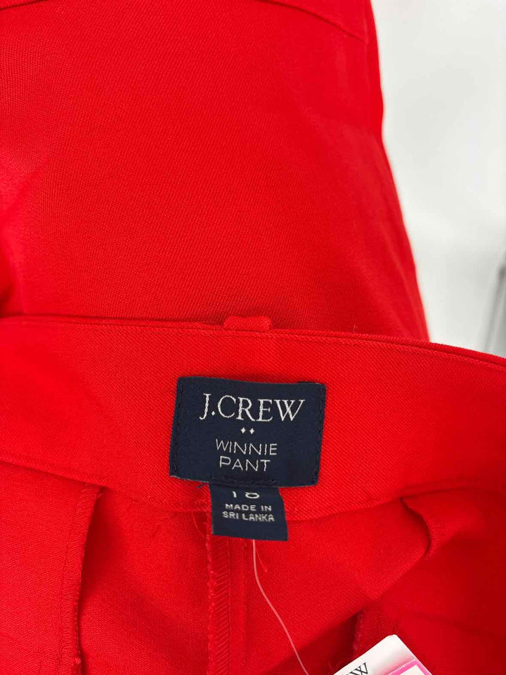 Size 18 J Crew Red Pants