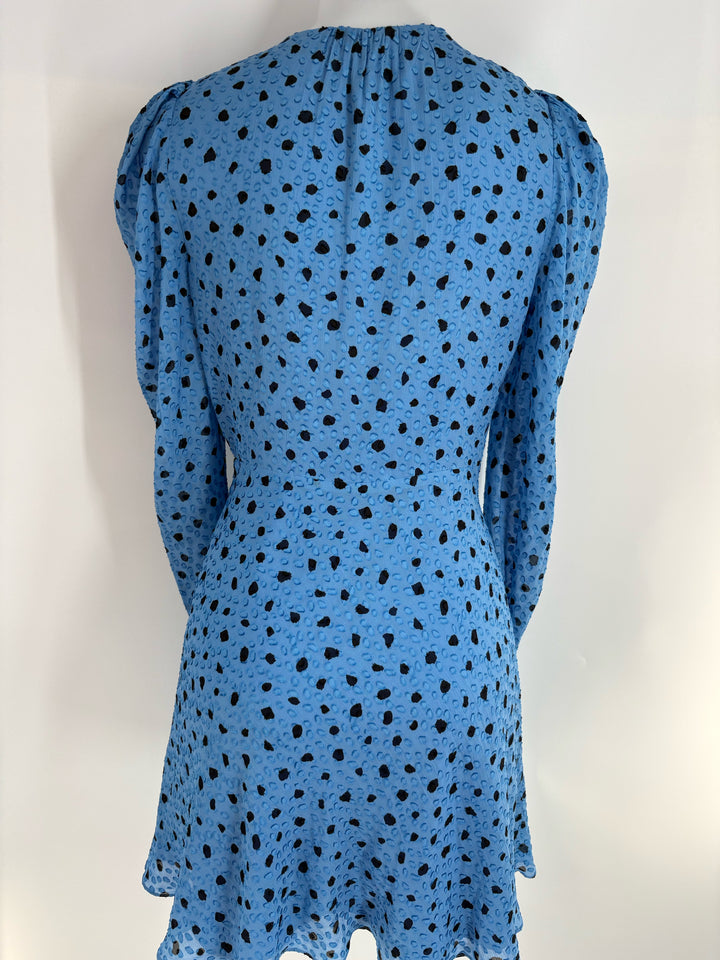 Size 2 REBECCA TAYLOR Blue Dress