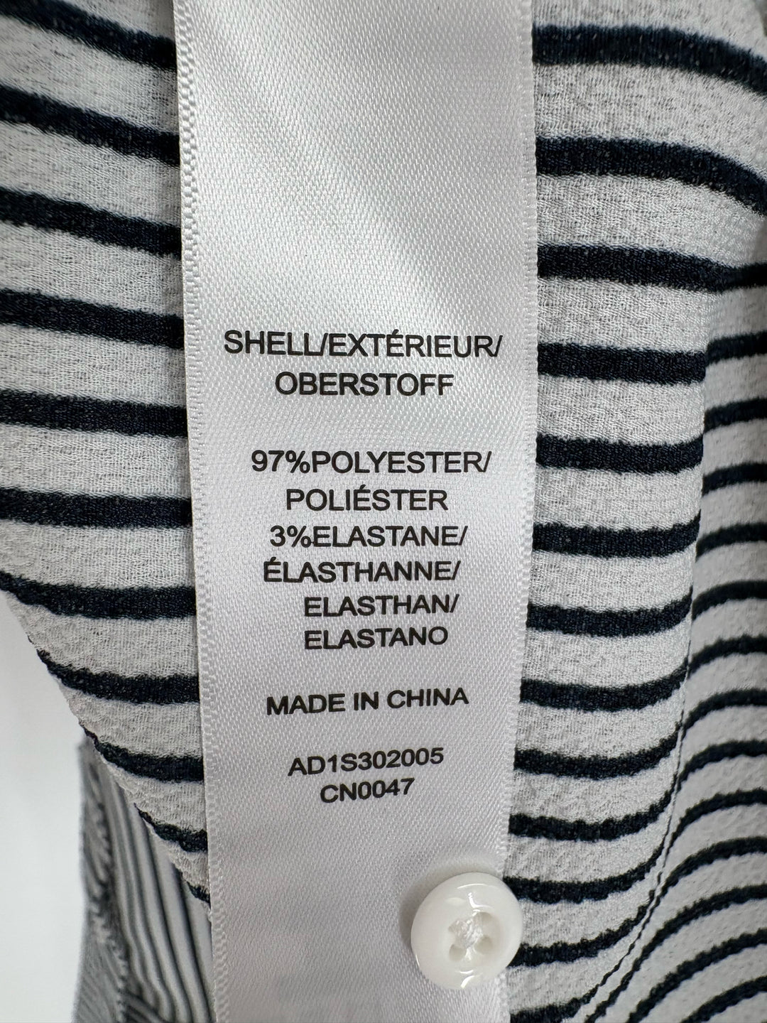 Size M Adrianna Papell White Shirt