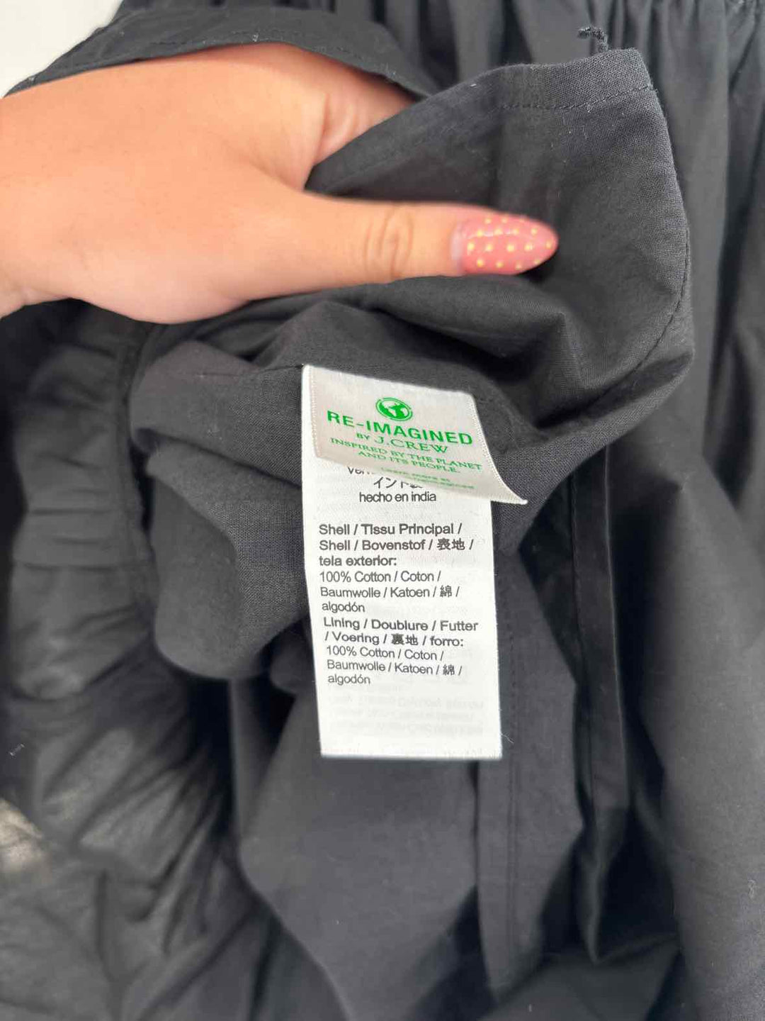 Size 10 J Crew Black Dress