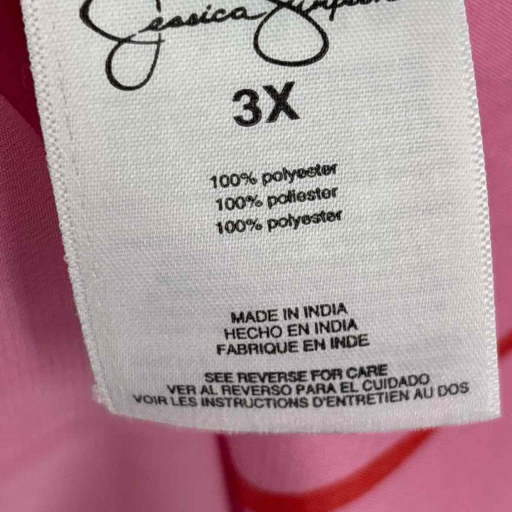 Size 3X Jessica Simpson Pink Shirt