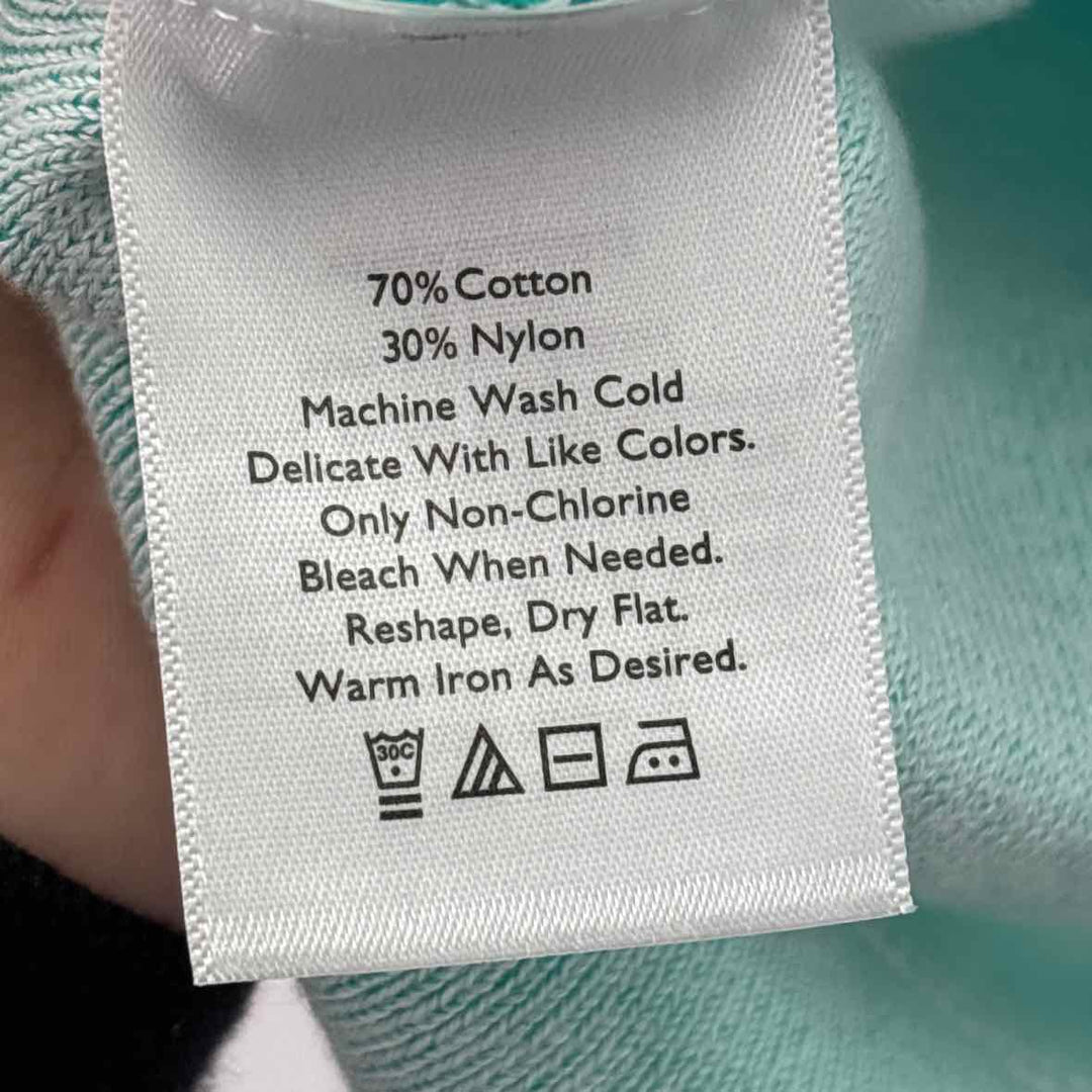 Size S EDDIE BAUER Aqua Knit Sweater